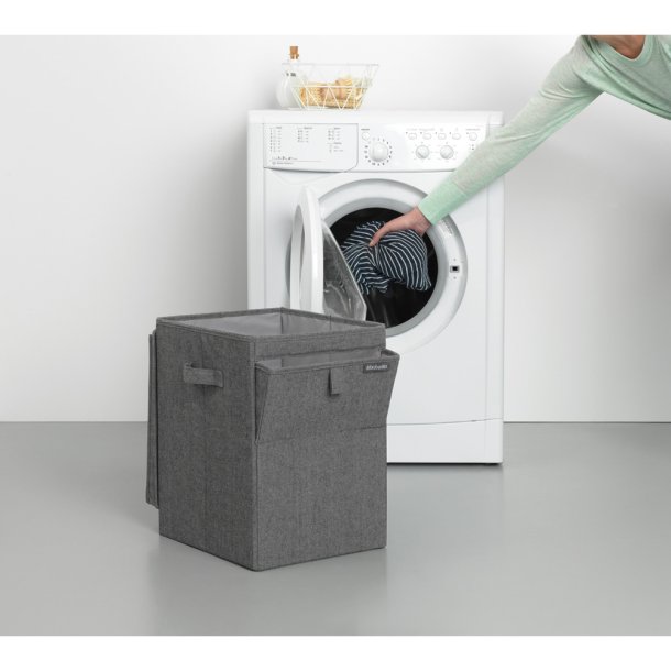 Brabantia Stabelbar Vasket�jspose, 35 Liter Pepper Black
