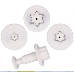 Stdter Udstikker Med Stempel Mini Stjerner - 3 Stk.