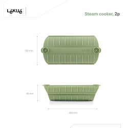 L�ku� Micro Ovn Damp Cooker, 2 Pers.