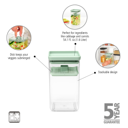 Brabantia Tasty+ Fermenteringss�t, Lysegr�n