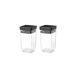 Brabantia St a 2 Tasty+ Stabelbare Dser 2x0,15 ltr. - Dark Gray Lg