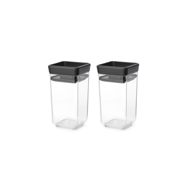 Brabantia St a 2 Tasty+ Stabelbare Dser 2x0,15 ltr. - Dark Gray Lg