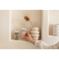 Brabantia St a 2 Tasty+ Stabelbare Firkantede Dser 2x0,15 ltr. - Light lid