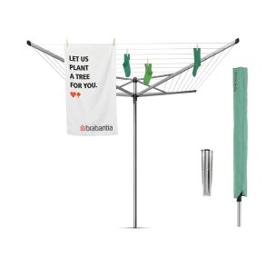 Brabantia T�rrestativ Topspinner 50 Mtr. med Metal Jordspyd og Cover