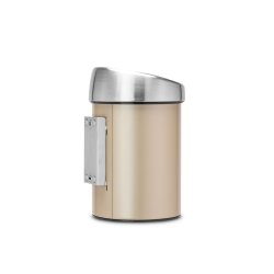 Brabantia Touch Bin Affaldsspand 3 Ltr Inkl. Vgbeslag - Champagne