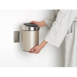 Brabantia Touch Bin Affaldsspand 3 Ltr Inkl. Vgbeslag - Champagne