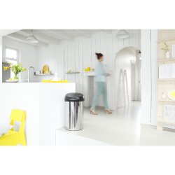 Brabantia Touch Bin 60 Liter Blank Stl