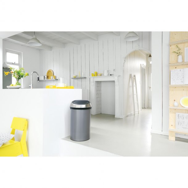 Brabantia Touch Bin 60 Liter Platinum