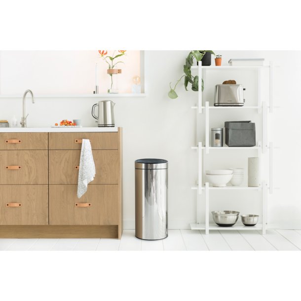 Brabantia Touch Bin 30 Liter Blank St�l