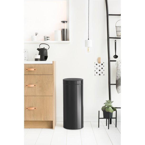 Brabantia Touch Bin 30 Liter Mat Sort