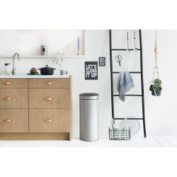 Brabantia Touch Bin 30 Liter Metallic Grey