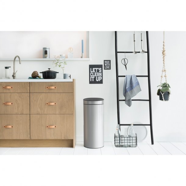 Brabantia Touch Bin 30 Liter Metallic Grey