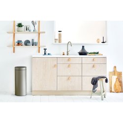 Brabantia Touch Bin 30 Liter Platinum