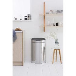 Brabantia Touch Bin 40 ltr. Briljant Stl