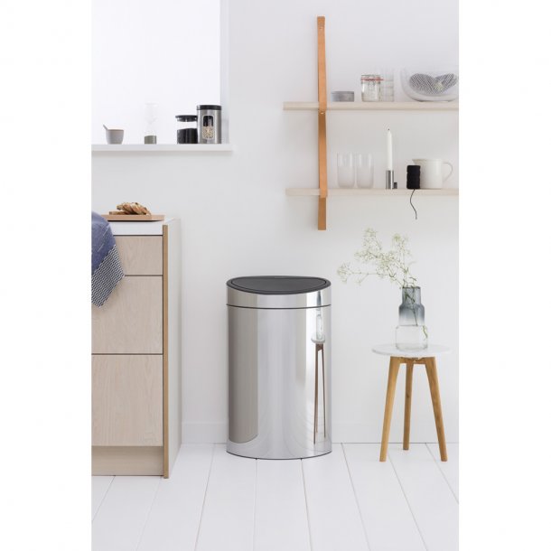 Brabantia Touch Bin 40 ltr. Briljant Stl