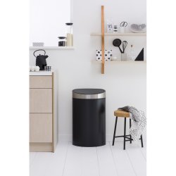 Brabantia Touch Bin 40 Liter Mat Sort - 114847