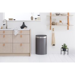 Brabantia Touch Bin 40 Liter Platinum - 114885