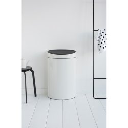 Brabantia Touch Bin 40 Liter Hvid