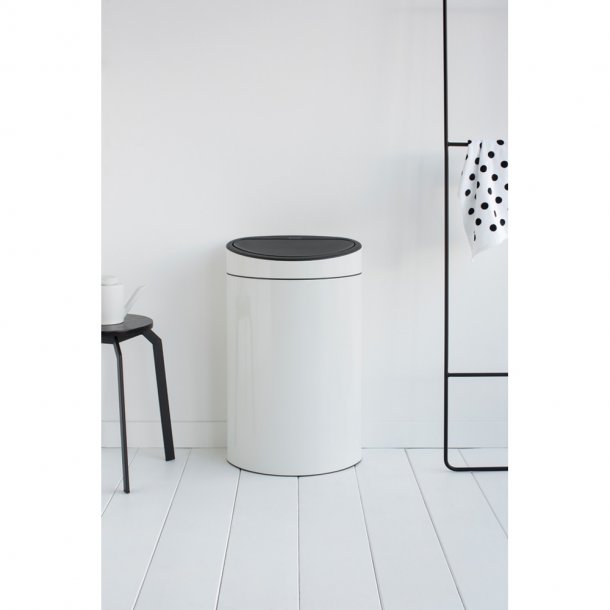 Brabantia Touch Bin 40 Liter Hvid