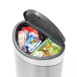 Brabantia Touch Bin Sorteringsaffaldsspand Recycle 10 + 23 Liter Mat Stl