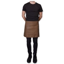 Dutchdeluxes Kort Tjenerforklde Klassisk Taupe