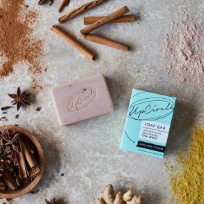 UpCircle - kologisk Sbebar til Ansigt / Krop - Cinnamon & Ginger (100 g)