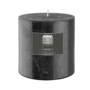 Villa Collection Bloklys H 10 cm - Sort Rustik