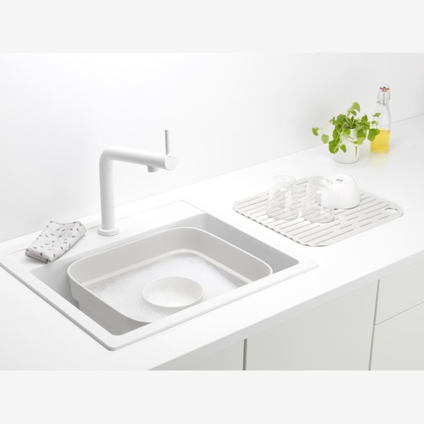 Brabantia Opvaskebalje Med Rist - Light Grey
