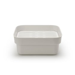 Brabantia Opvaskebalje Med Rist - Light Grey