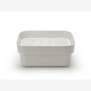 Brabantia Opvaskebalje Med Rist - Light Grey