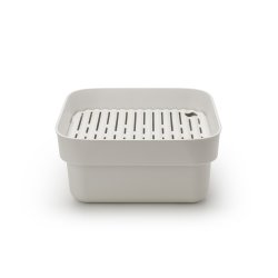 Brabantia Opvaskebalje Med Rist - Light Grey
