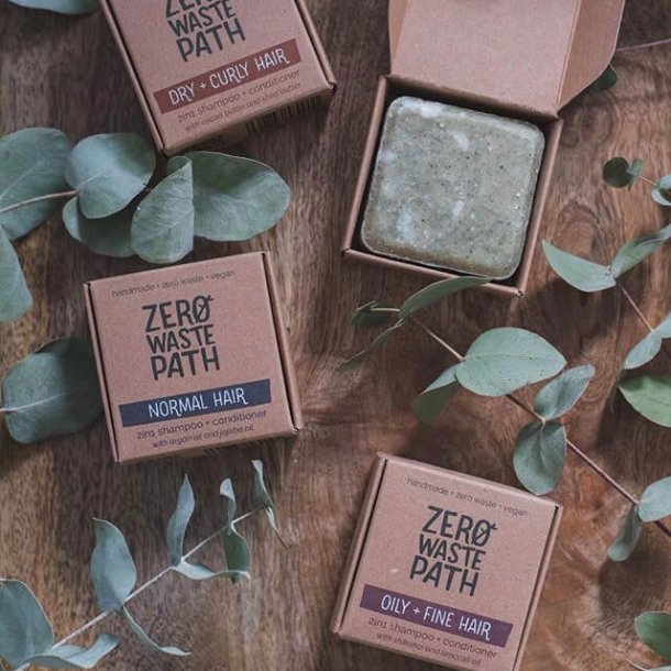 Zero Waste Path - Shampoo Bar 2-in-1 Dry &amp; Curly Hair (70 g)