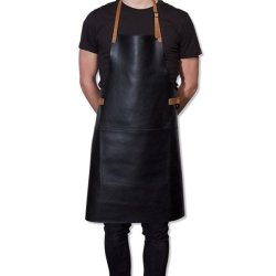 Dutchdeluxes BBQ Style Forklde 100% Lder Vintage Cognac