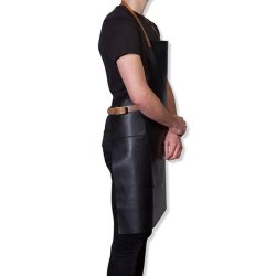 Dutchdeluxes BBQ Style Forklde 100% Lder Vintage Cognac