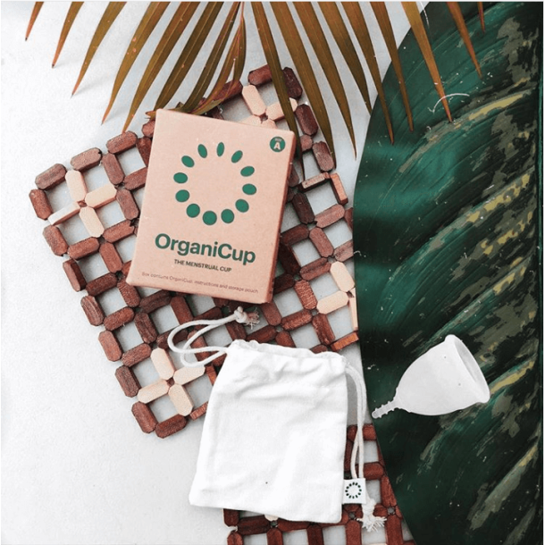 OrganiCup - Menstruationskop med Pose - Strrelse A (25 ml)