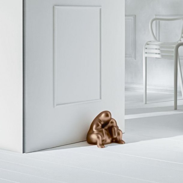 Alessi Dd Drrstopp - Brown Metal by Philippe Starck