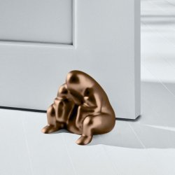 Alessi Dd Drstopper - Brown Metal by Philippe Starck