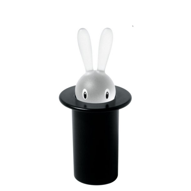 Alessi Tandstikholder Magic Bunny - Sort