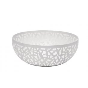 Alessi Cactus Rund Frugtskål/ Brødkurv Hvid - Ø 29 cm