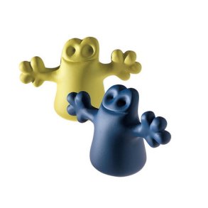 Alessi Carlo Flaskeprop 2 Stk - Gul/ Bl�