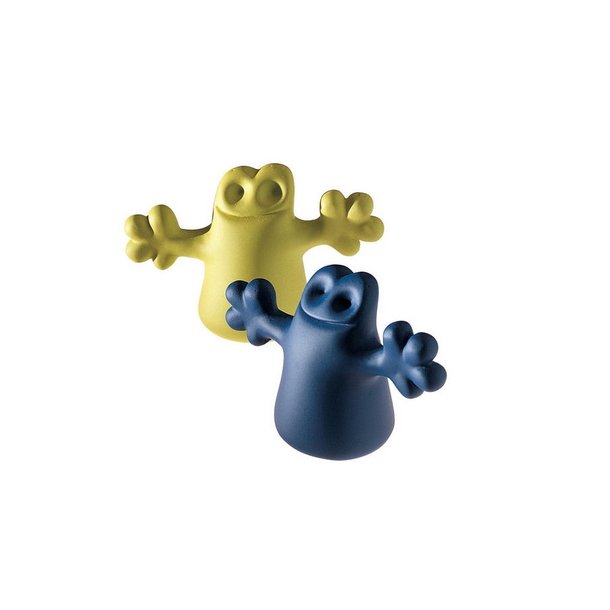 Alessi Carlo Flaskeprop 2 Stk - Gul/ Bl�