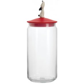 Alessi LulJar Hundefoder Lg til Opbevaringsglas - Rd (Kun lg)