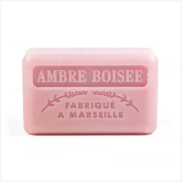 Savon Marseillaise - Fransk S�bebar H�nd/Krop - Ambre Boisee (125 g)