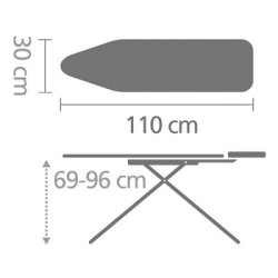 Brabantia Strygebr�t A 110 x 30 m/b�jle - Morning Breeze