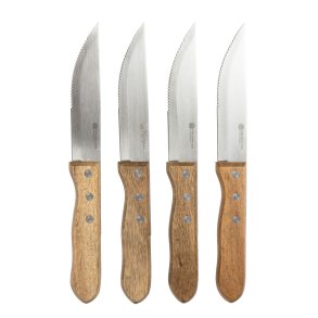 By Bercato Grillknive 4 Stk 23,5 cm - Akacia
