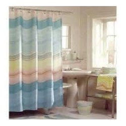 MSV Polyester Bruseforhng 180 x 200 cm - Rainbow