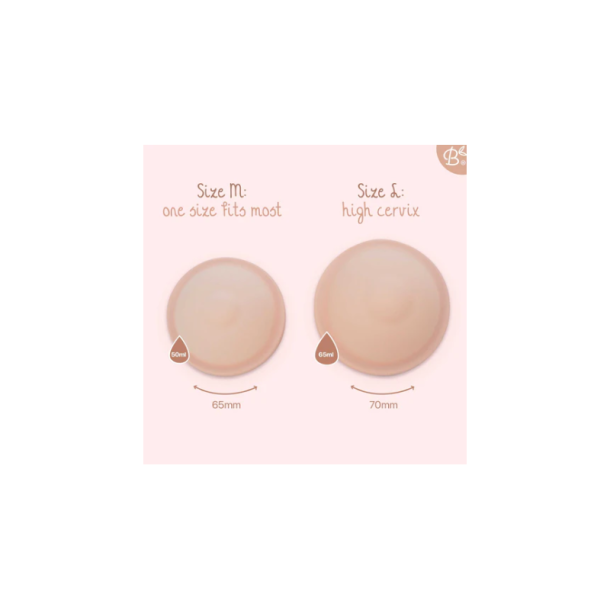 Bamboozy Menstruationsdisk Starters�t � 2 skiver (M+L) med Sterilisator og Opbevaringsetui