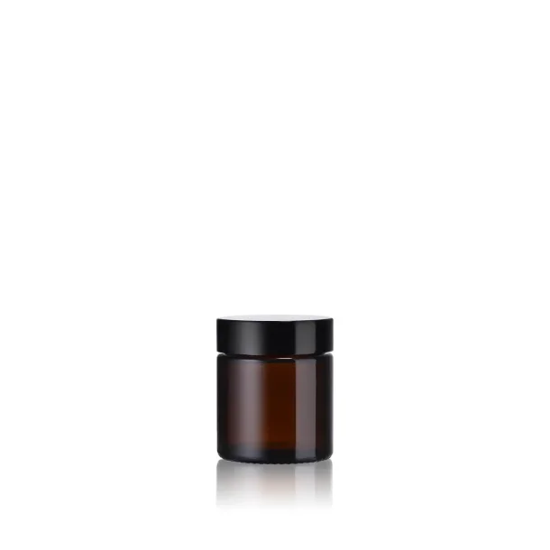 Amber Glaskrukke (30 ml)