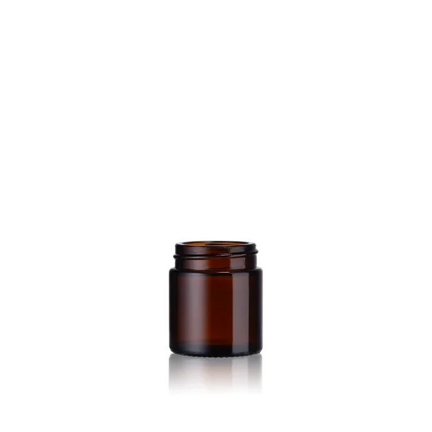 Amber Glaskrukke (30 ml)