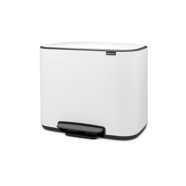 Brabantia Bo Pedalspand - Hvid - 36 ltr.